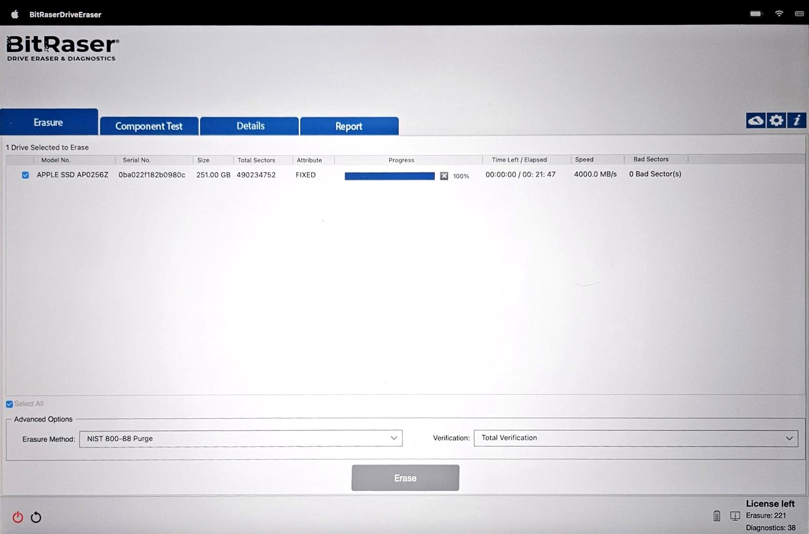 : Click Yes To Erase Mac Device