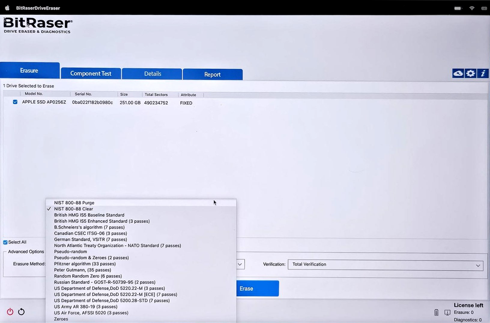 Enter BitRaser Cloud Console Credentials, then Click Login, then Click Close