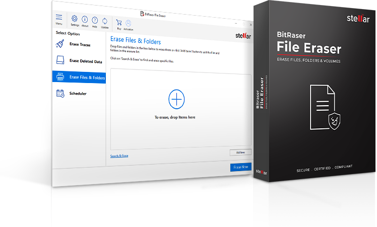 BitRaser File Eraser Software Box