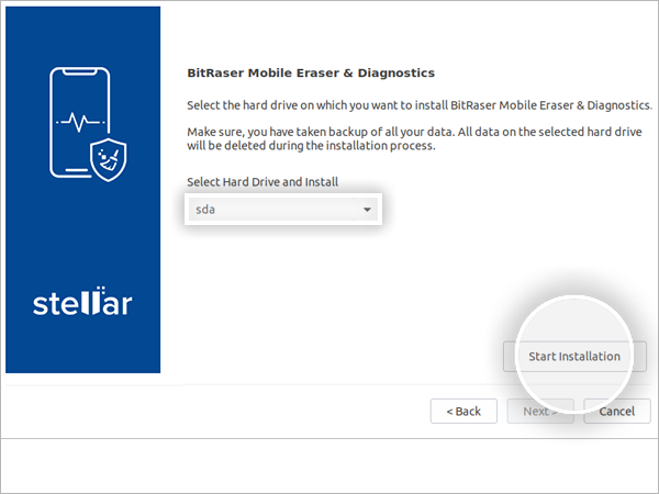 BitRaser Mobile Erasure Diagnostics