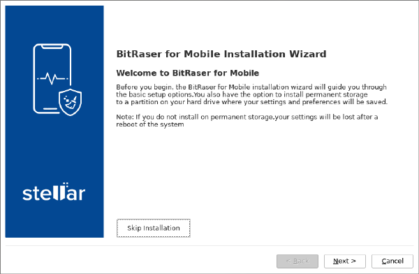 BitRaser-Mobile-Erasure-Diagnostics-Installation