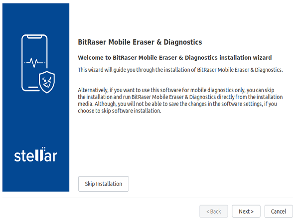 BitRaser-Mobile-Erasure-Diagnostics-Installation