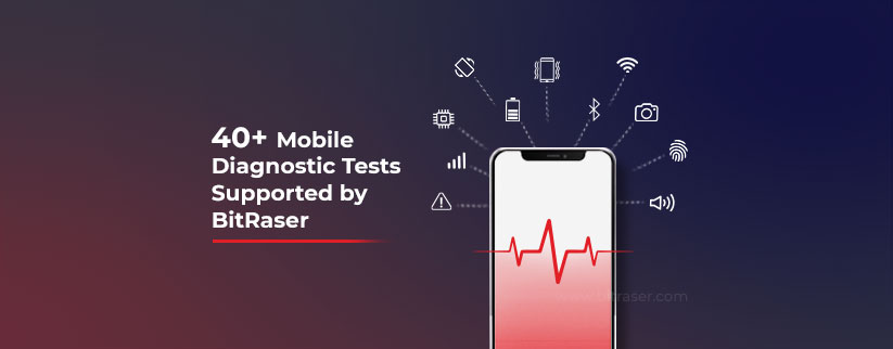 40+mobile diagnostic tests supported by bitraser inner 