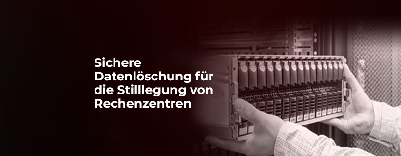Bild zur sicheren Datenlöschung bei der Stilllegung von Rechenzentren 