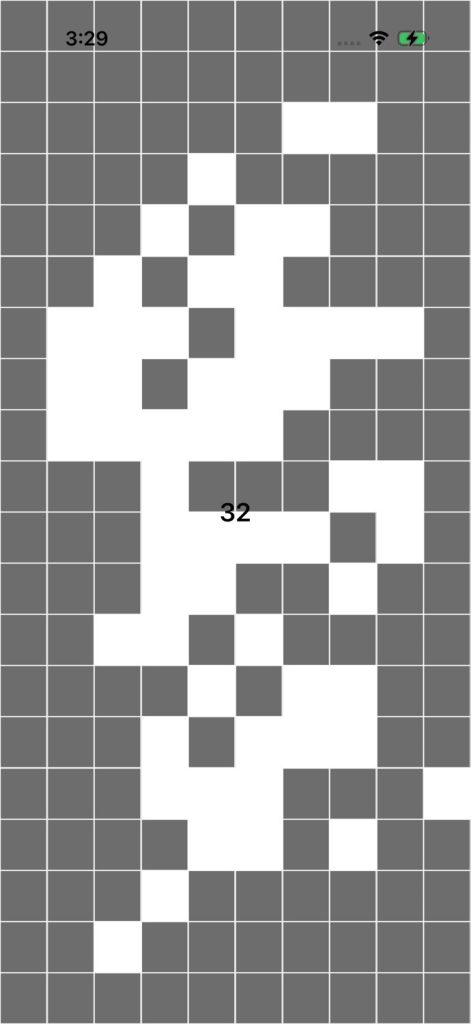 Dead Pixel Test 2 on an iPhone