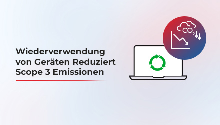 Wiederverwendung von Geräten Scope-3-Emissionen