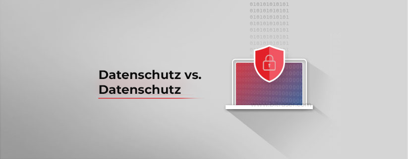 Datenschutz vs. Datenschutz Bild