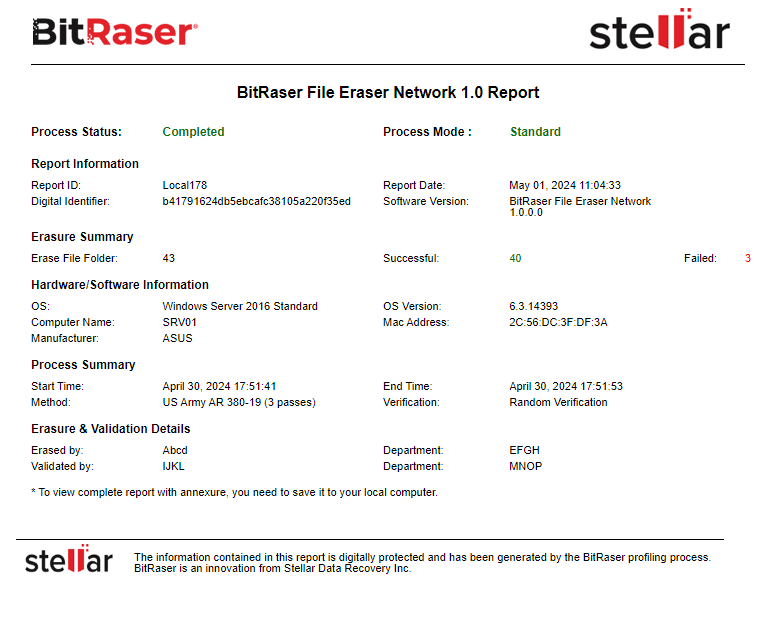 Bitraser Help