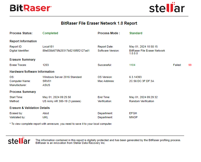 Bitraser Help