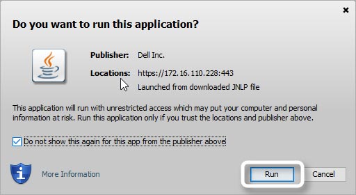 Click On Run