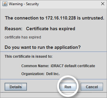 Certification Expiry Windows Click Run