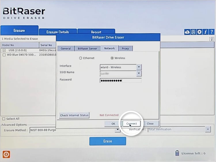 Connect-BitRaser-To-Internet