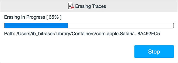 Erasing Traces Progress