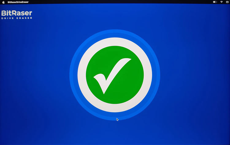 Erasure Completion Green Tick BitRaser