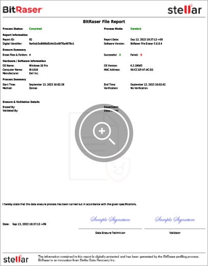 BitRaser File Eraser  Erasing Files on Mapped Drives